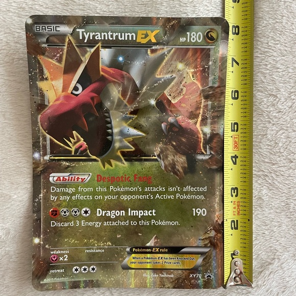 Lot of four oversized Pokemon Collectable Cards - Picture 9 of 9